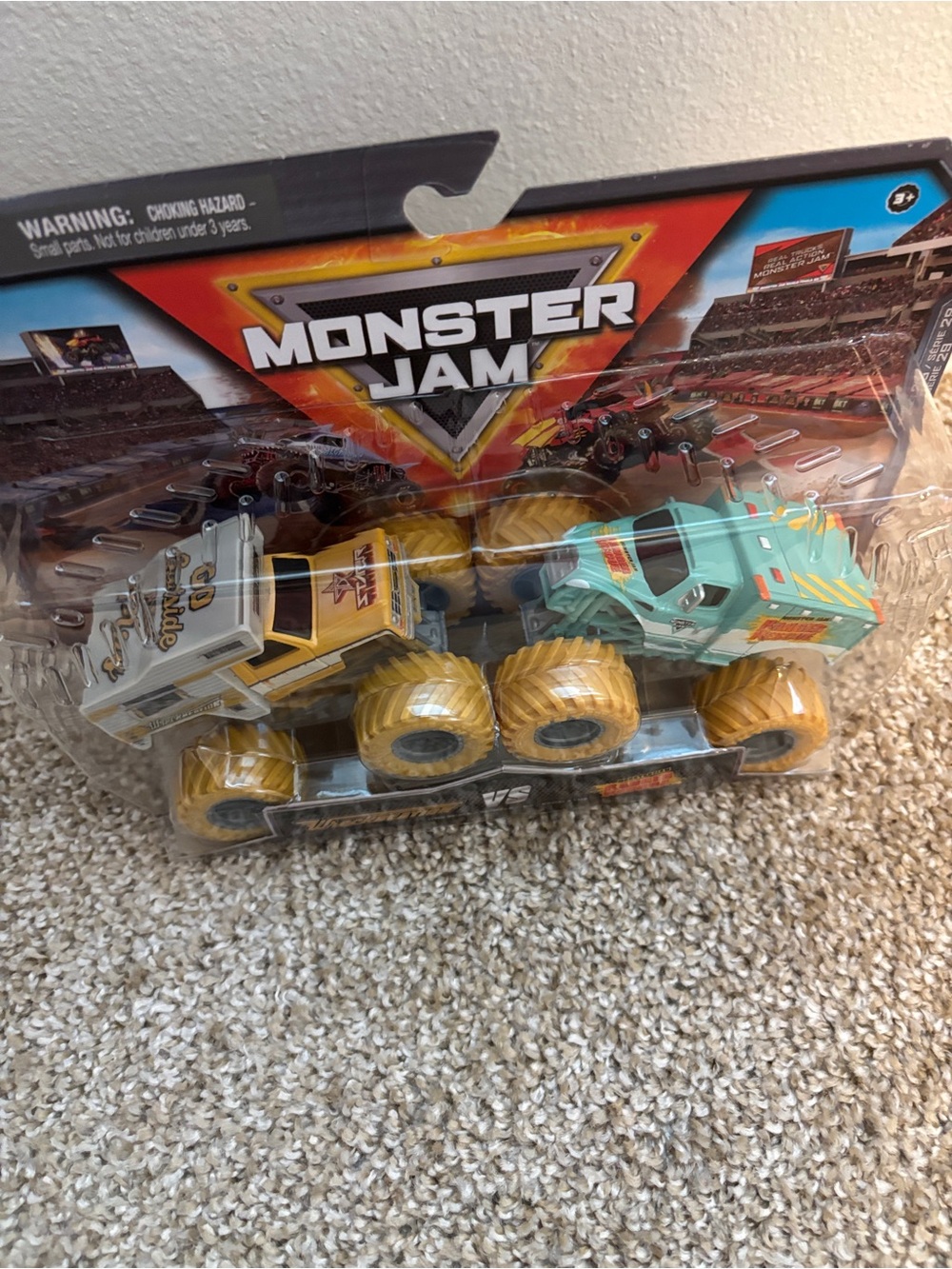 MONSTER JAM "WRECKREATION vs RANGER RESCUE" NEW 1/64 DIECAST MONSTER TRUCKS